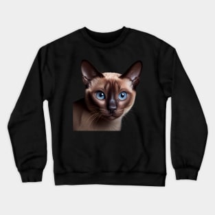 Tonkinese Cat - A Sweet Gift Idea For All Cat Lovers And Cat Moms Crewneck Sweatshirt